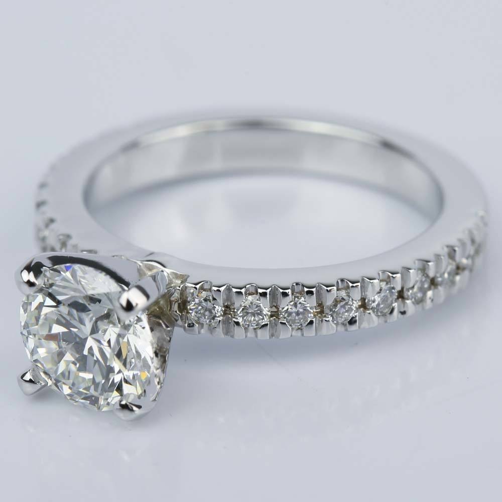 Flawless Diamond Ring In Platinum (1.2 Carat)