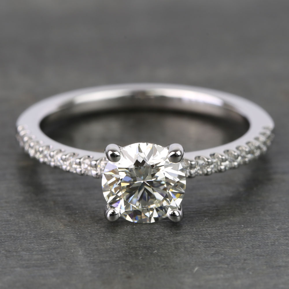 1 Carat Internally Flawless Diamond Engagement Ring