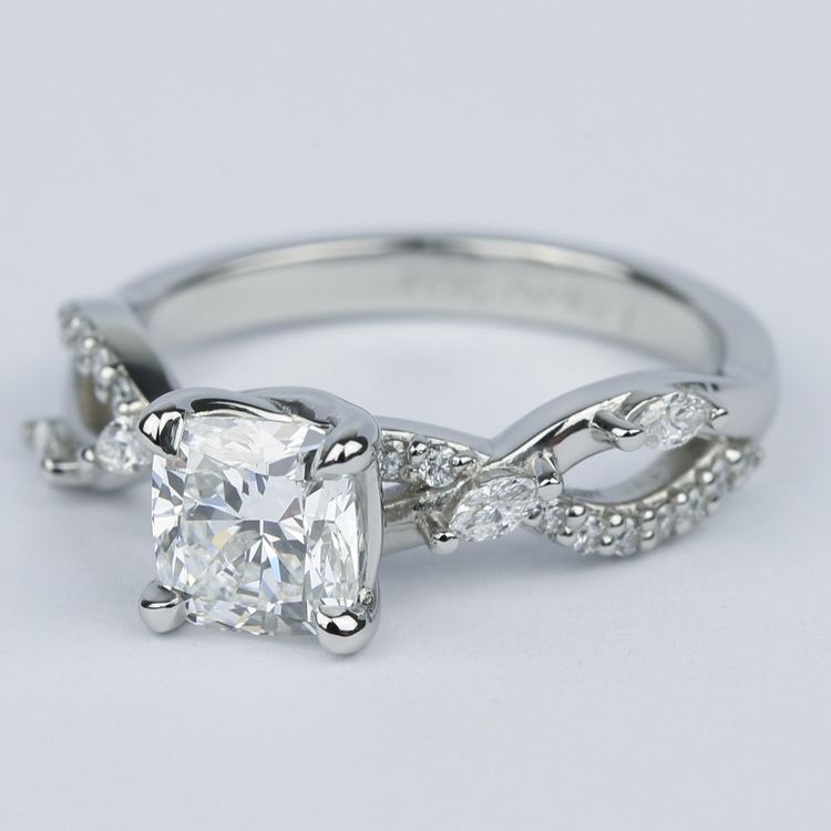 Ivy Cushion Diamond Engagement Ring (1.23 ct.)