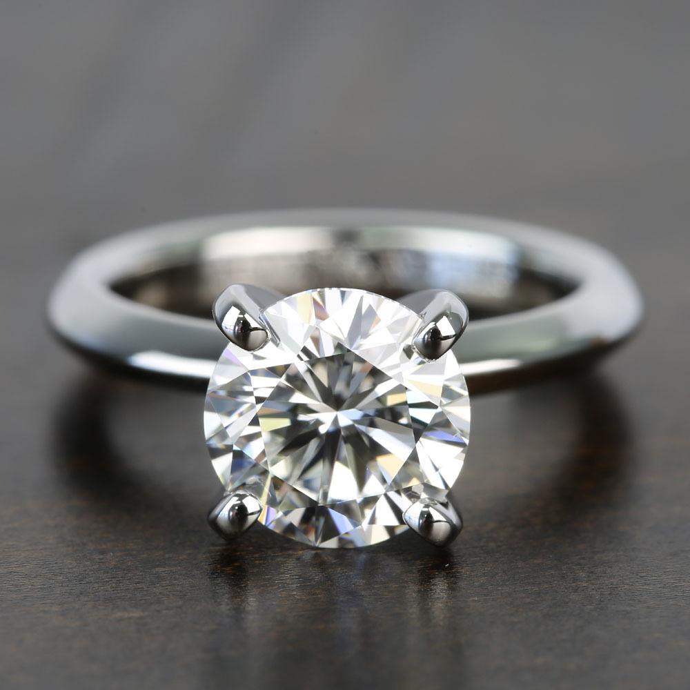 VVS2 1.80 Carat G Color Diamond Engagement Ring