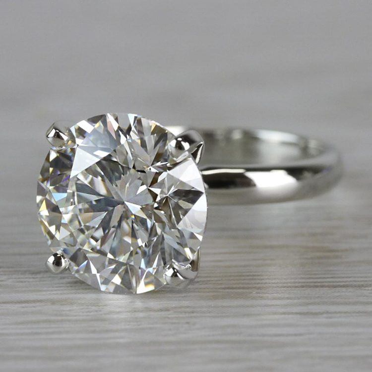 Perfect Paradise Solitaire 5 Carat Diamond Ring