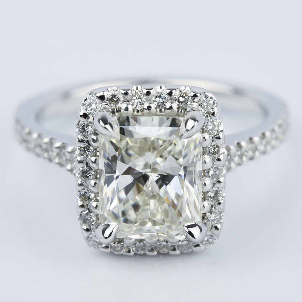 radiant diamond ring