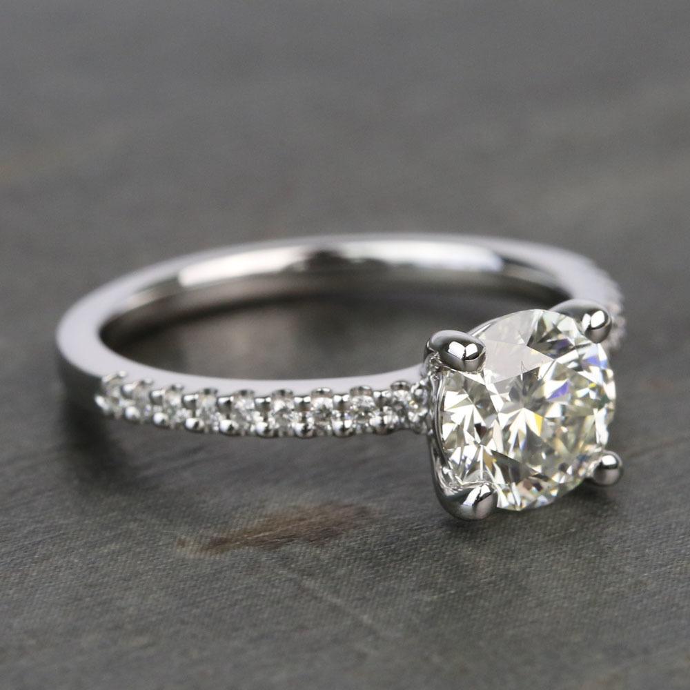 1.5 round diamond engagement ring