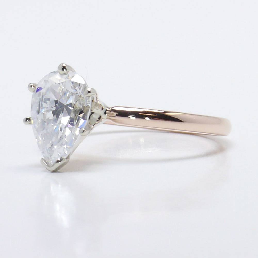 1.2 carat pear diamond