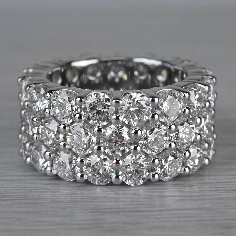Sparkling 12 Carat Diamond Ring Band