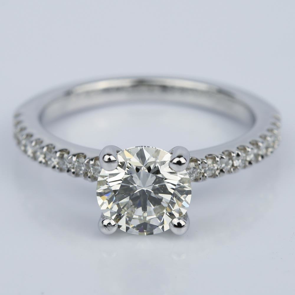 Super Ideal 1 Carat Diamond Engagement Ring