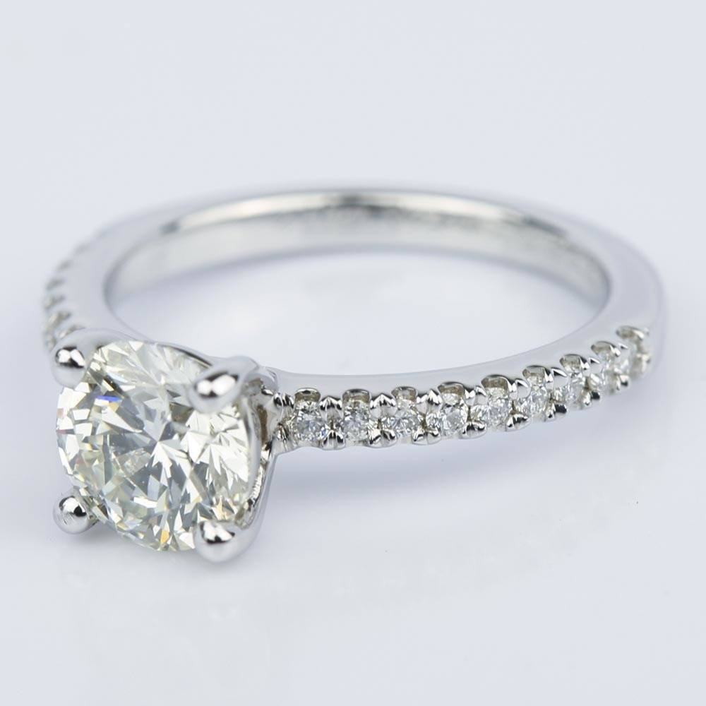 Super Ideal 1 Carat Diamond Engagement Ring