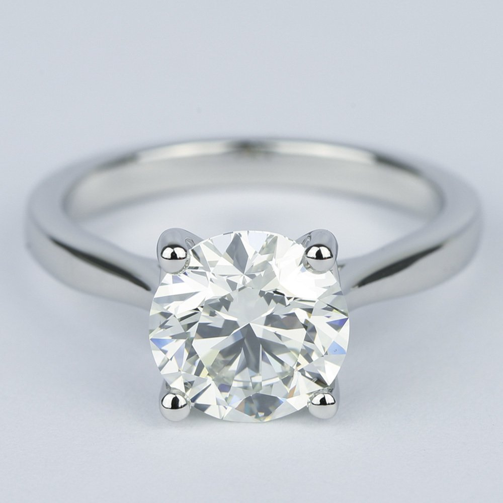 3 ct round diamond solitaire