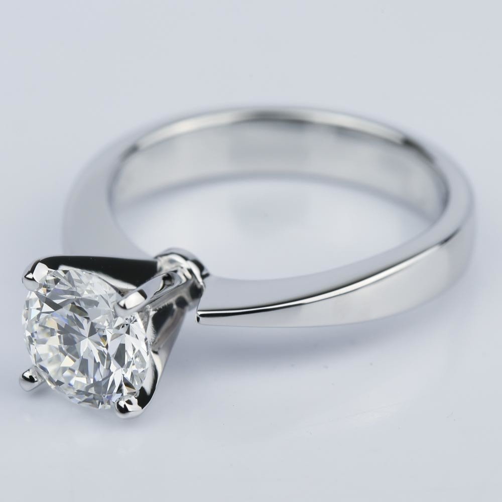 GIA Certified Solitaire Diamond Engagement Ring (1.45 Ct.)