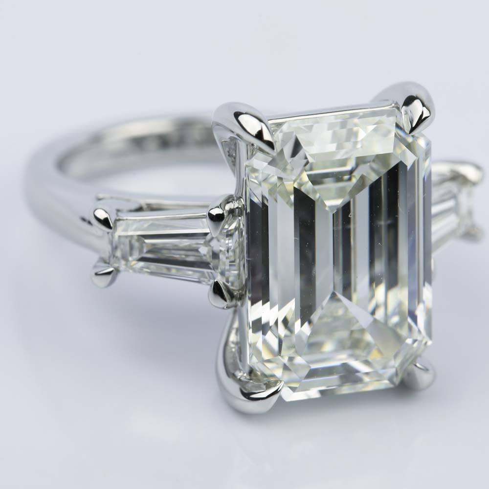 8 carat emerald cut diamond