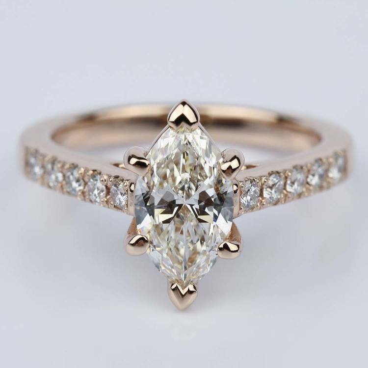 Trellis Marquise Diamond Engagement Ring (1.20 ct.)