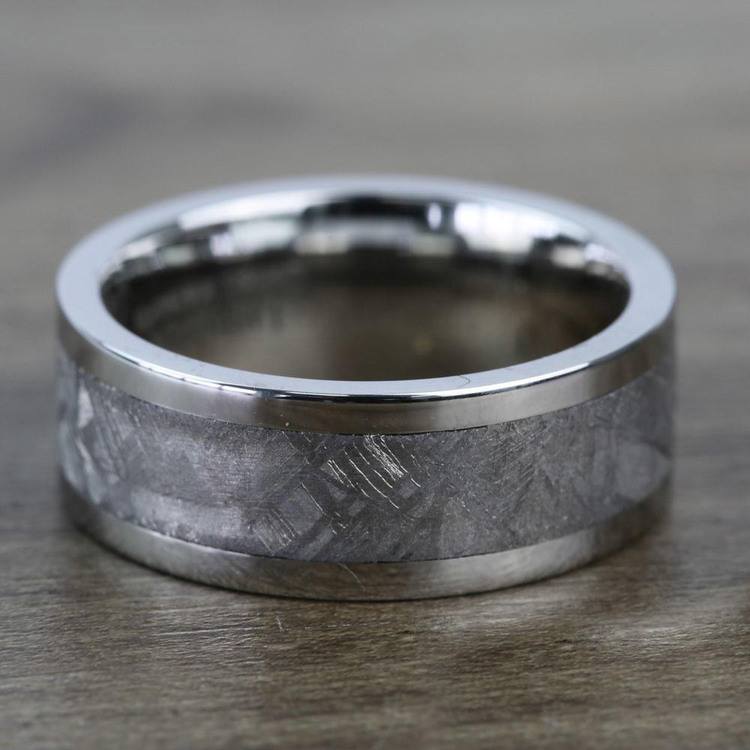 The Aldrin - Men's Meteorite Wedding Ring In Cobalt Chrome