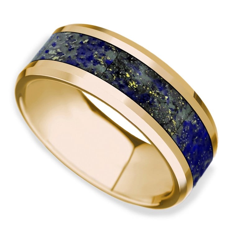 lapis lazuli gold ring
