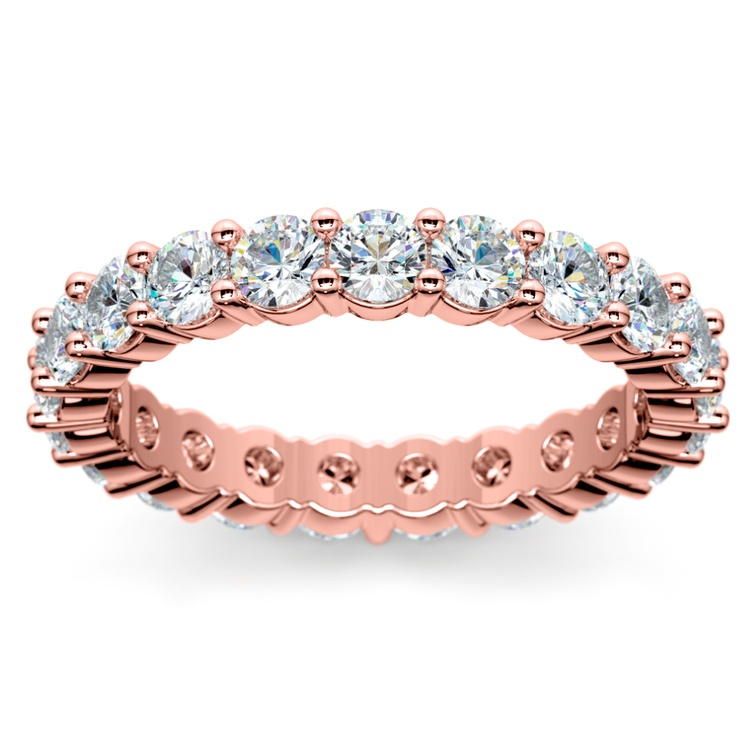 Diamond Eternity Ring in Rose Gold (2 ctw)