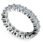 3 Ctw Classic Diamond Eternity Band In White Gold