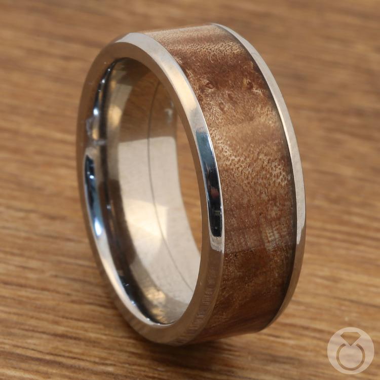 Jupiter---Titanium-&-Wood-Mens-Wedding-Band