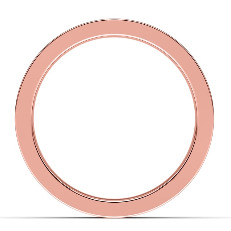Gear Channel Men's Wedding Ring In Rose Gold
