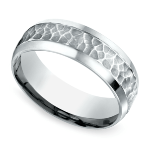 Gear Channel Men's Wedding Ring In Platinum