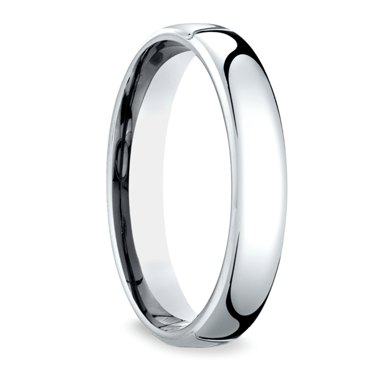 Low Dome Men's Wedding Ring in Platinum (4.5mm)