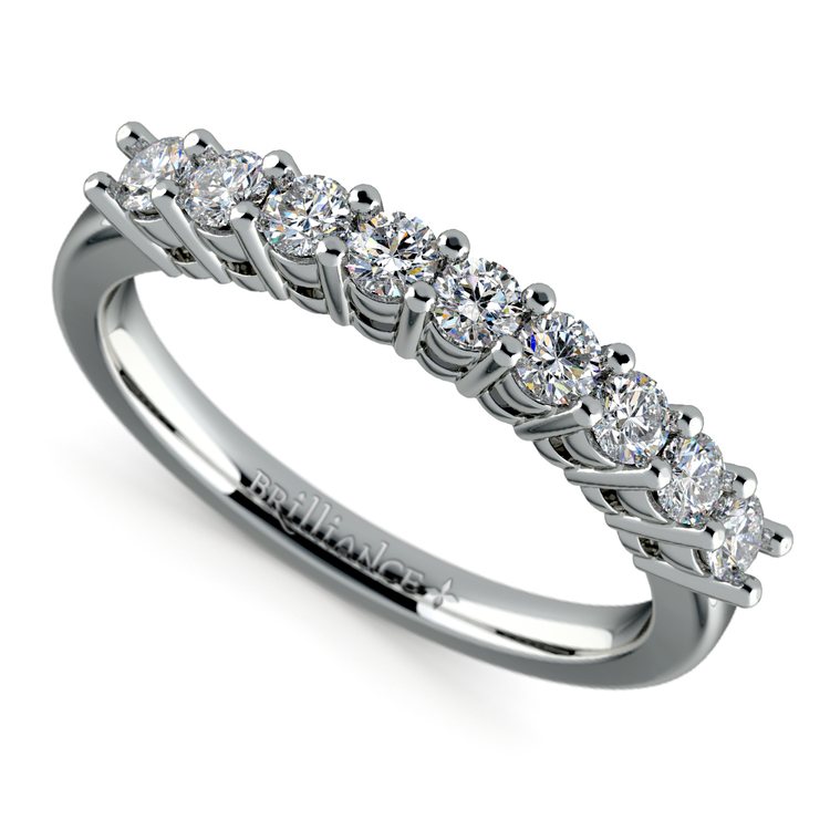 9 diamond wedding band