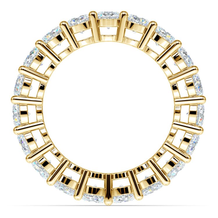 Diamond Eternity Ring in Yellow Gold (4 ctw)