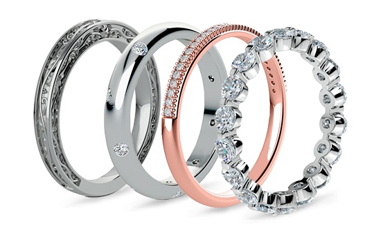 Diamond Wedding Rings Sets In Classic Contemporary Styles