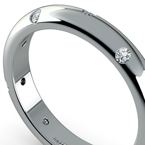 Diamond bands wedding rings