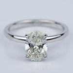 Oval 1.40 Carat Comfort-Fit Solitaire Engagement Ring
