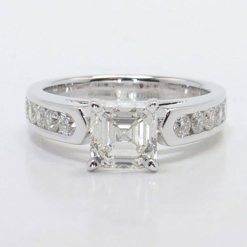 Stunning Cathedral Diamond Engagement Ring